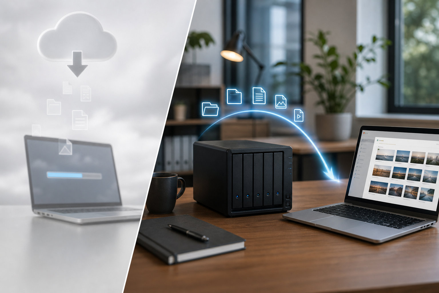 Private local backup appliance compared with generic online backup